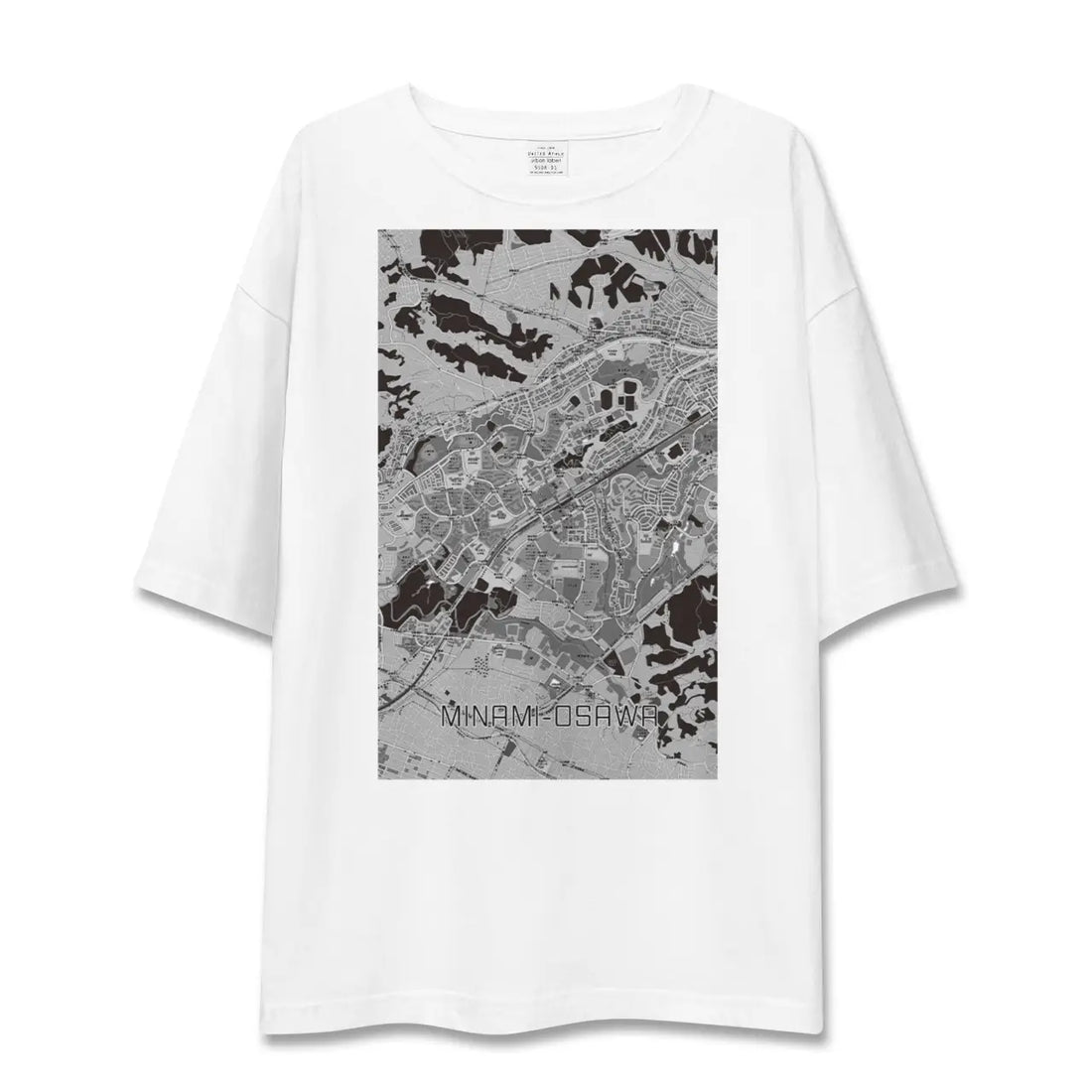 【南大沢(東京都)】地図柄ビッグシルエットTシャツ