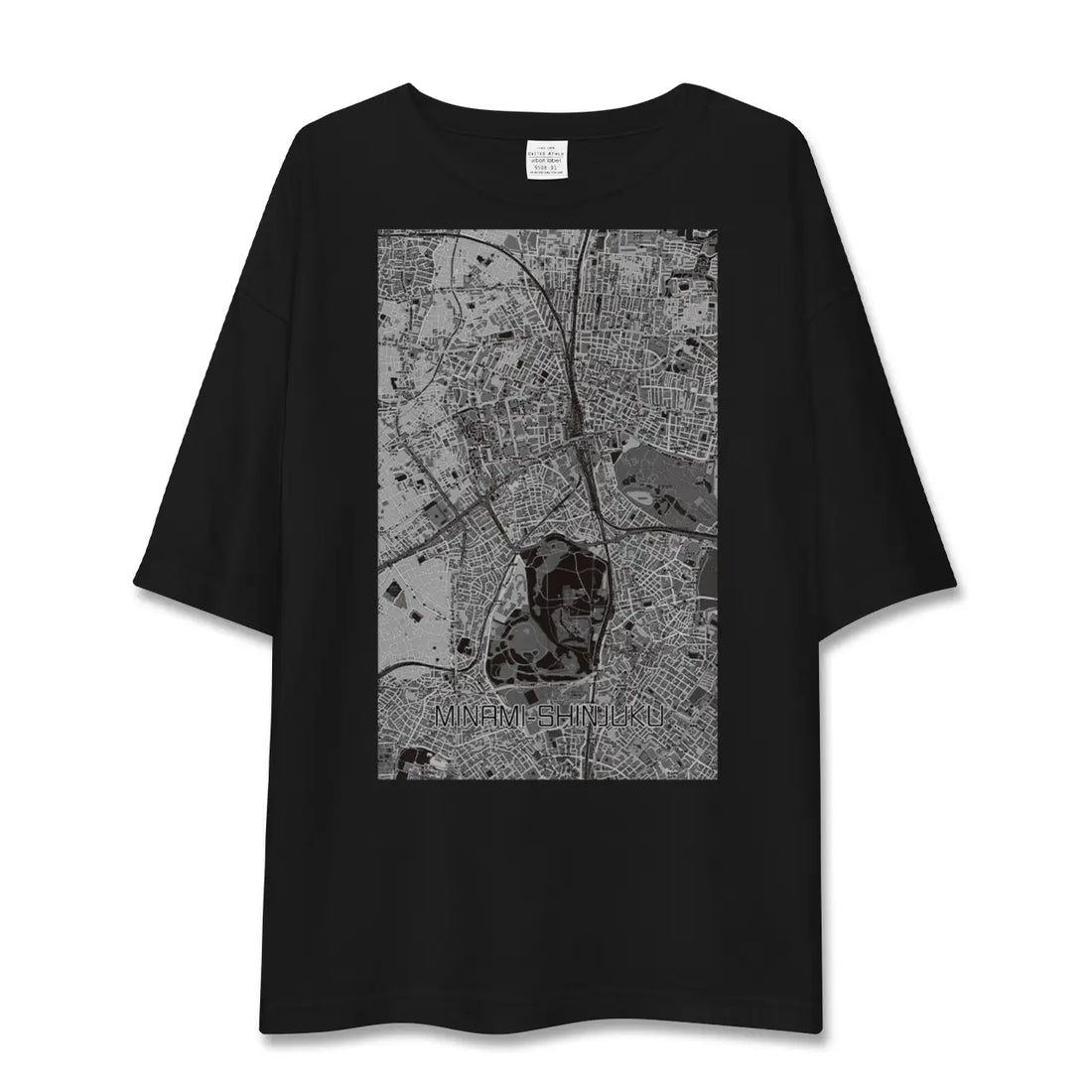 【南新宿（東京都）】地図柄ビッグシルエットTシャツ