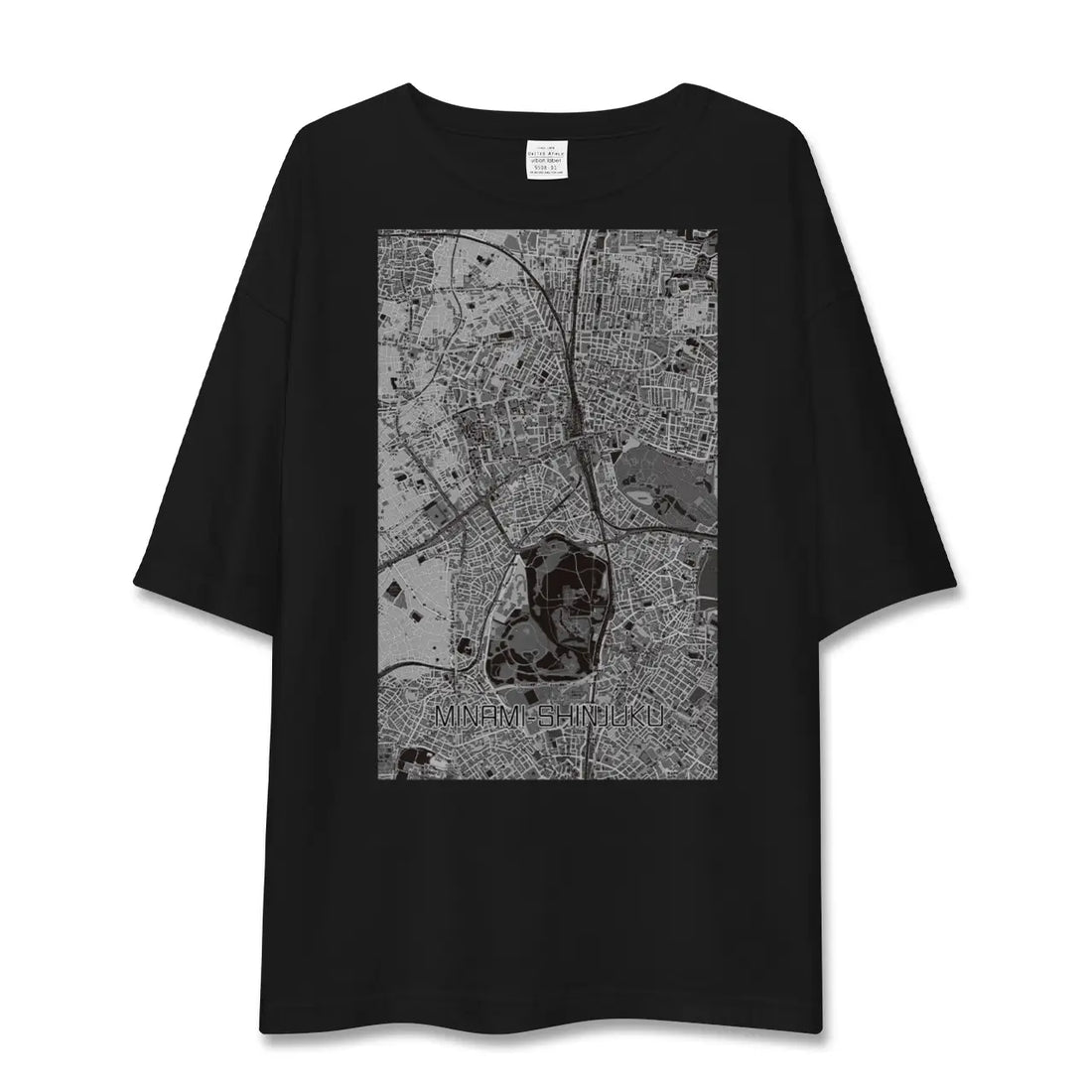【南新宿(東京都)】地図柄ビッグシルエットTシャツ