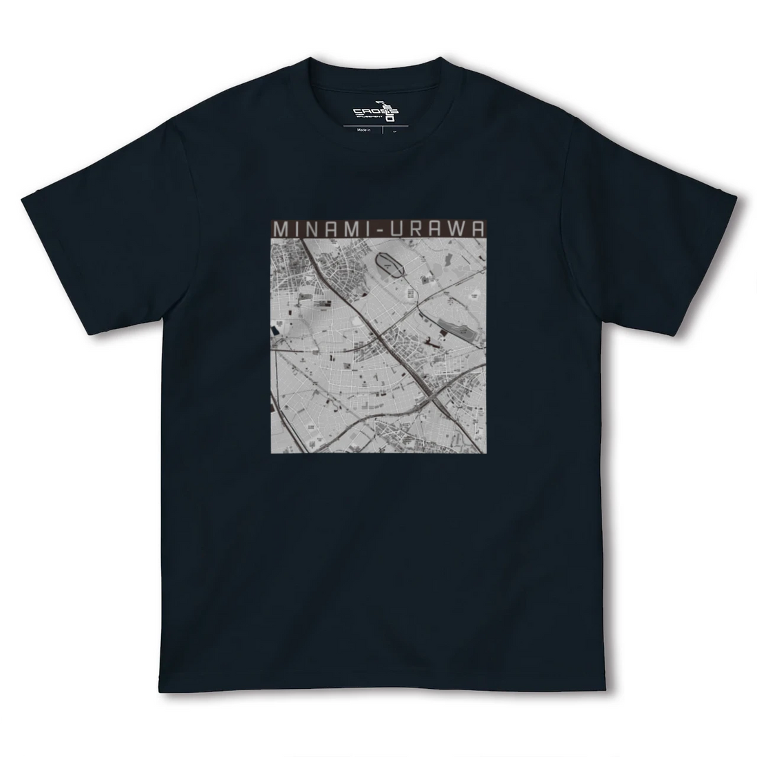 【南浦和(埼玉県)】地図柄ヘビーウェイトTシャツ