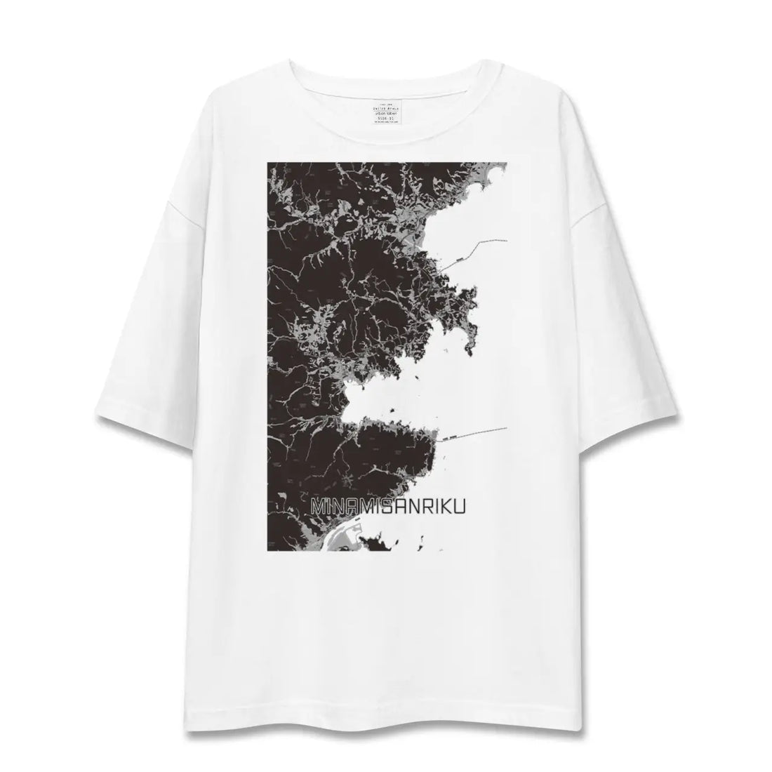 【南三陸(宮城県)】地図柄ビッグシルエットTシャツ