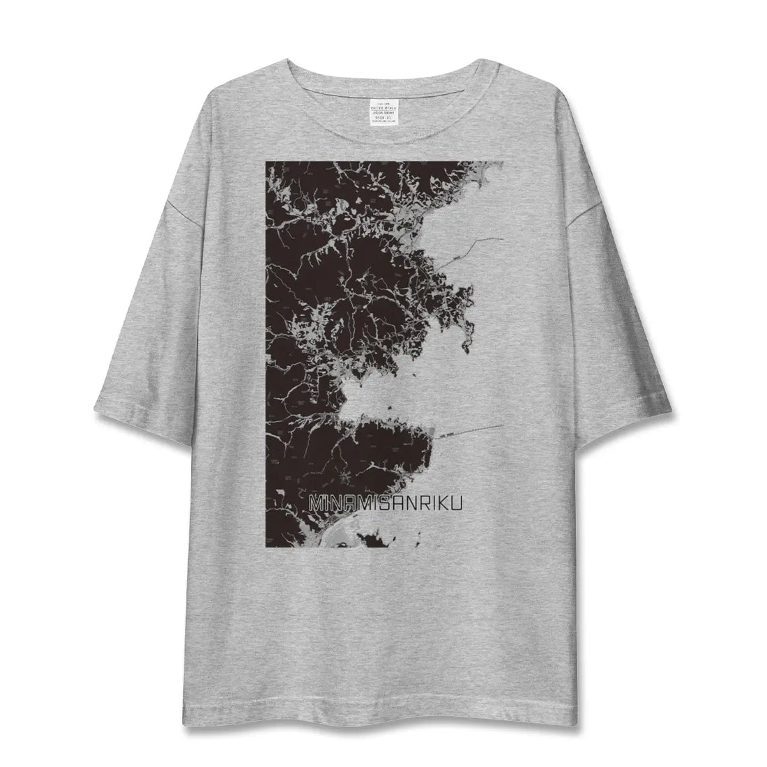 【南三陸（宮城県）】地図柄ビッグシルエットTシャツ