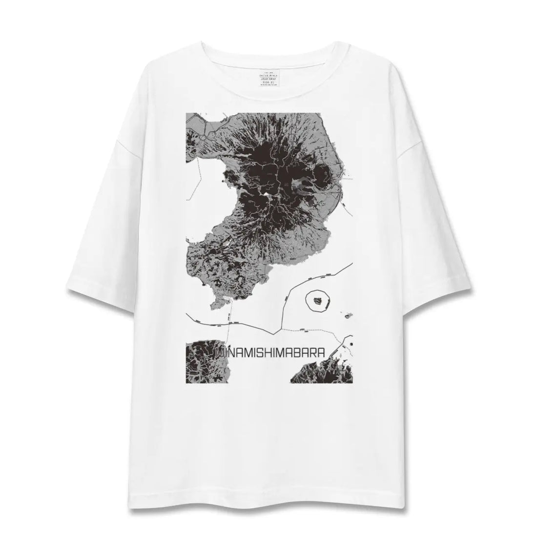 【南島原(長崎県)】地図柄ビッグシルエットTシャツ