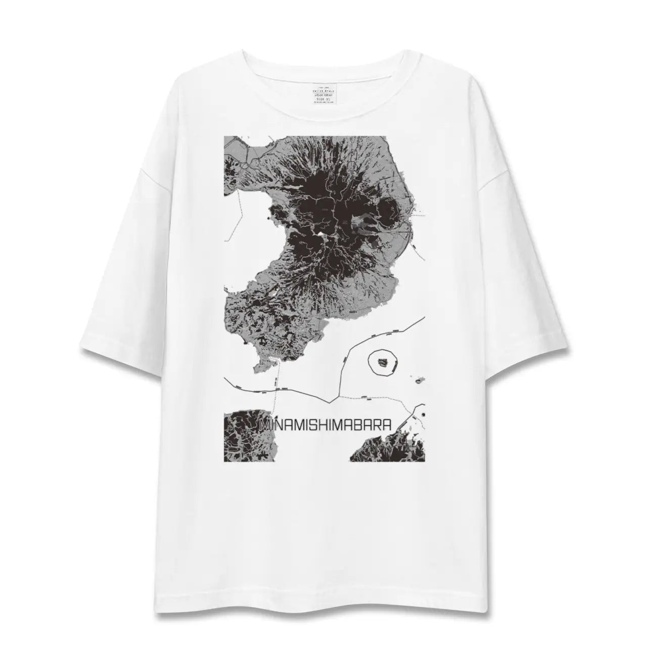 【南島原（長崎県）】地図柄ビッグシルエットTシャツ
