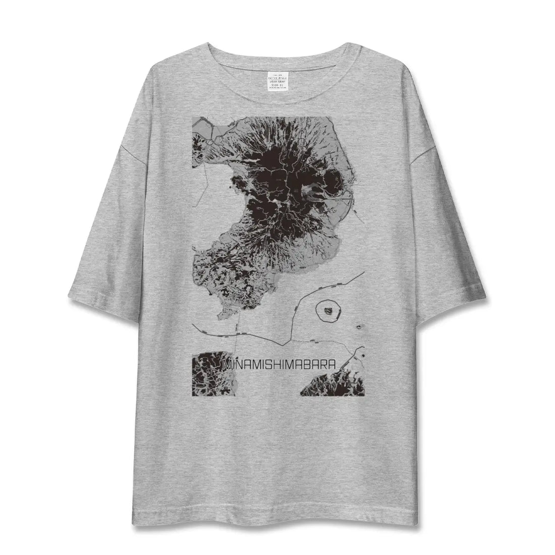 【南島原（長崎県）】地図柄ビッグシルエットTシャツ
