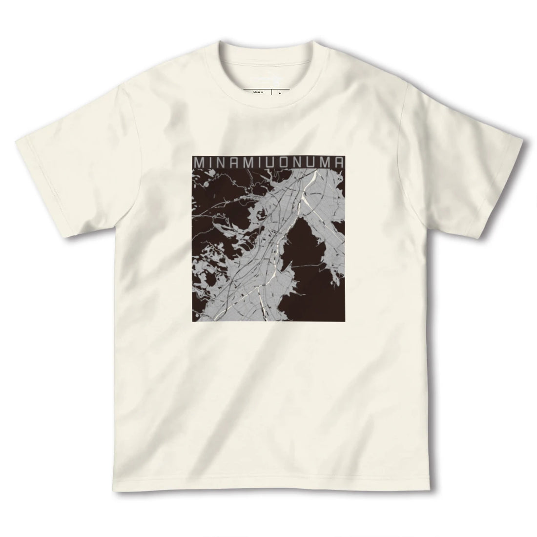 【南魚沼(新潟県)】地図柄ヘビーウェイトTシャツ