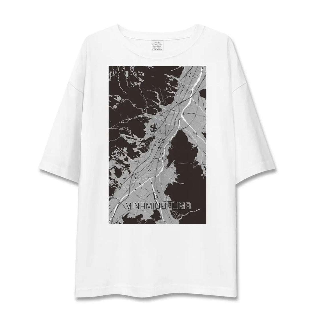【南魚沼(新潟県)】地図柄ビッグシルエットTシャツ