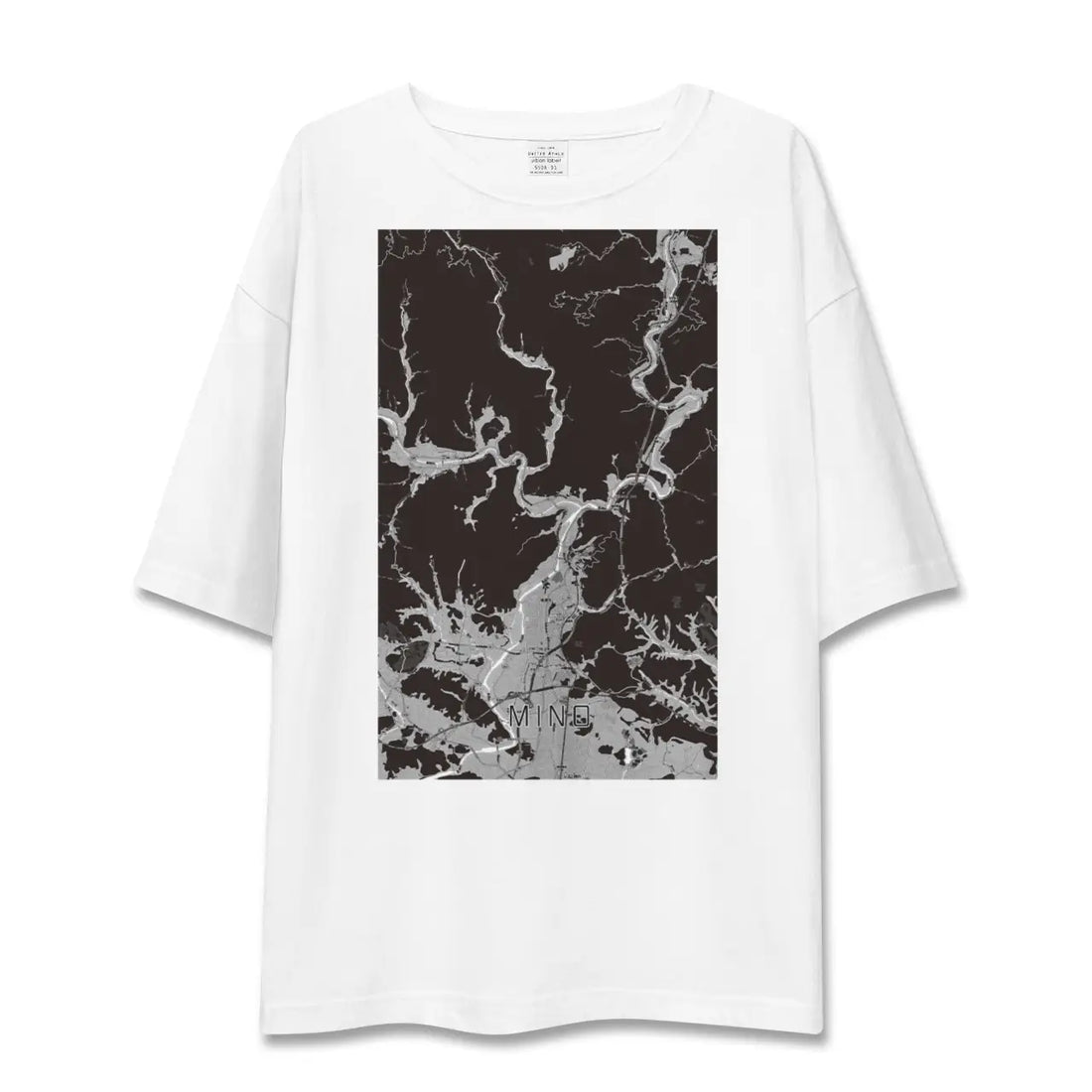 【美濃(岐阜県)】地図柄ビッグシルエットTシャツ