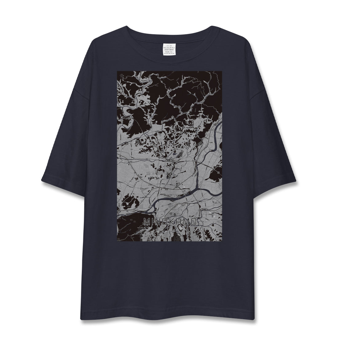 【美濃加茂（岐阜県）】地図柄ビッグシルエットTシャツ
