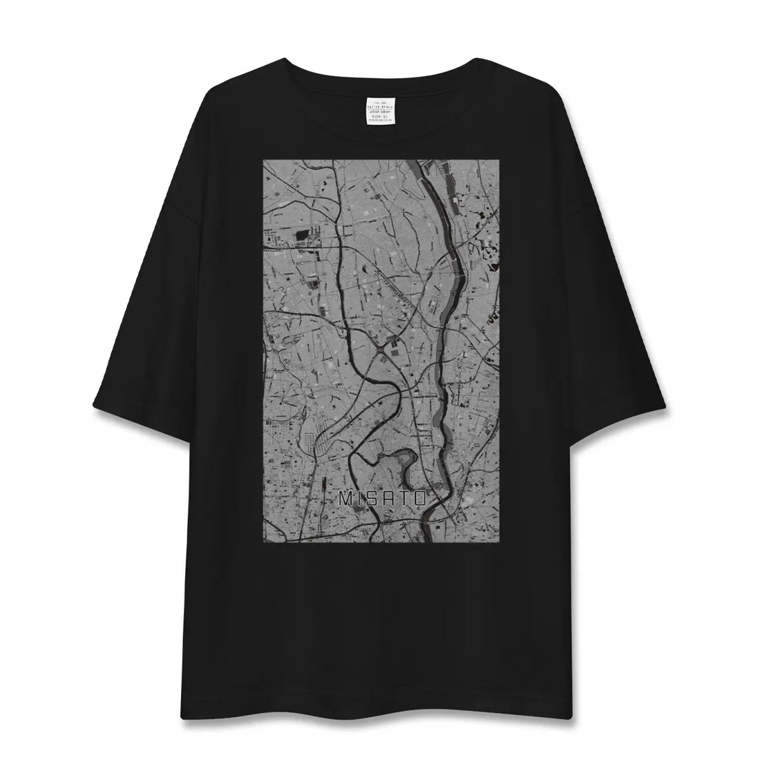 【三郷(埼玉県)】地図柄ビッグシルエットTシャツ