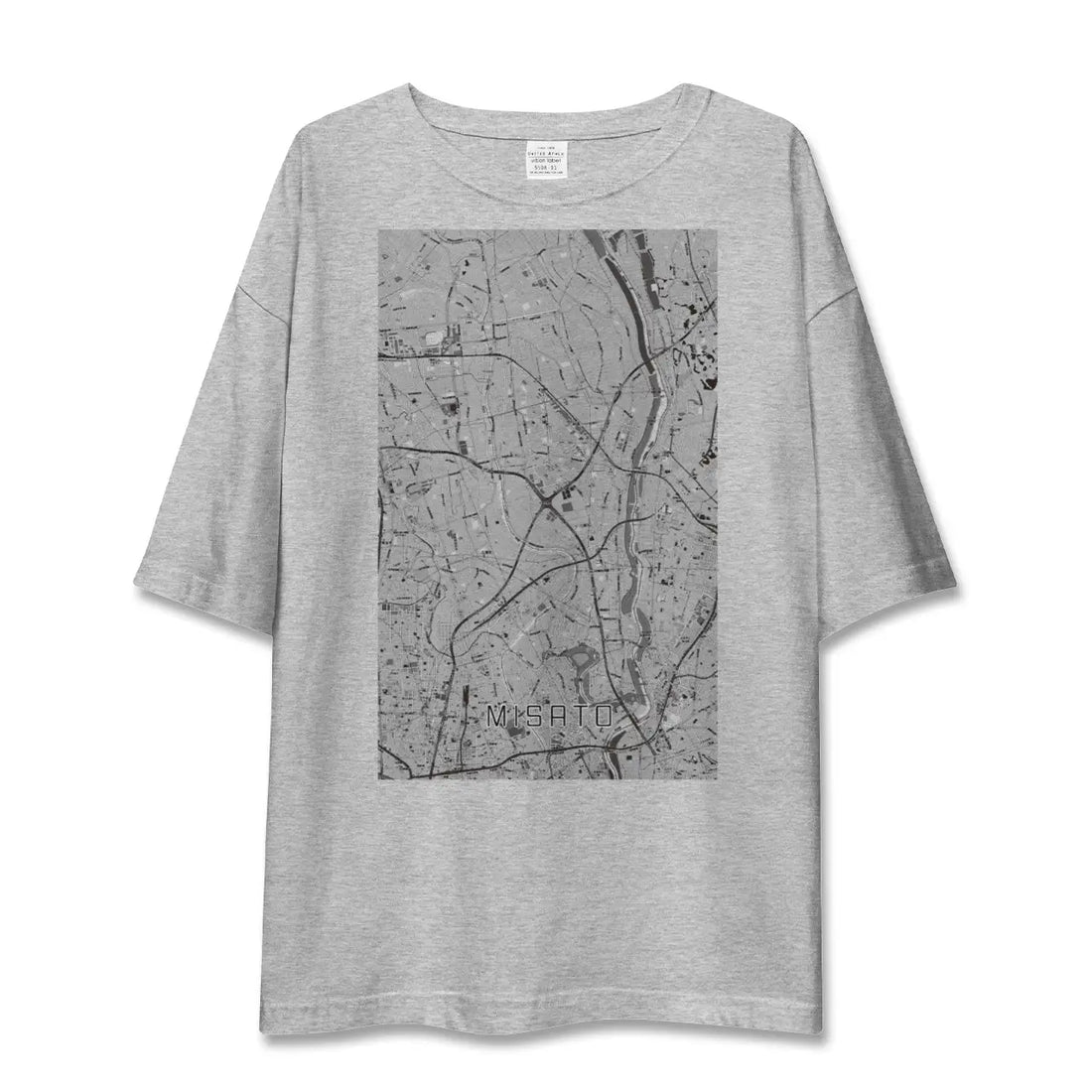 【三郷（埼玉県）】地図柄ビッグシルエットTシャツ