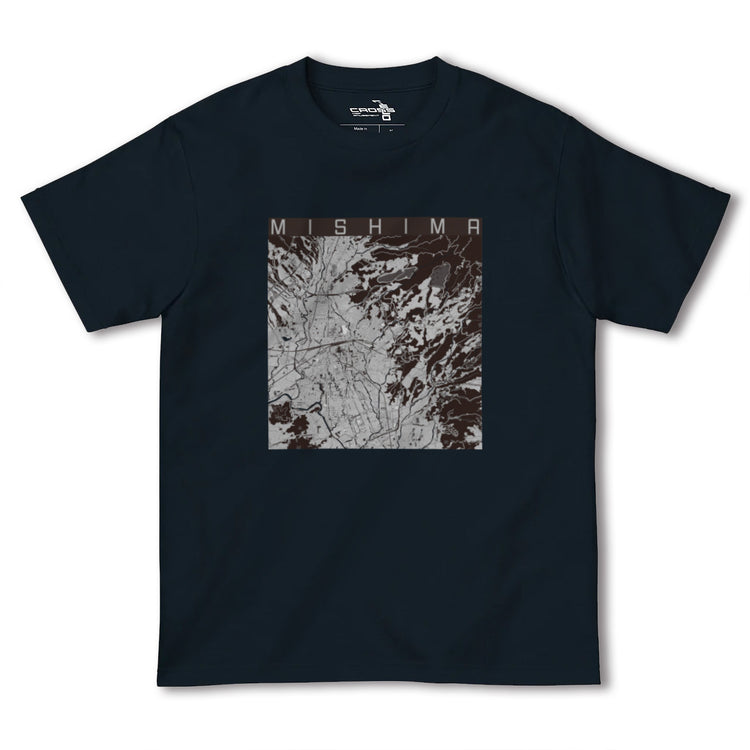 【三島（静岡県）】地図柄ヘビーウェイトTシャツ
