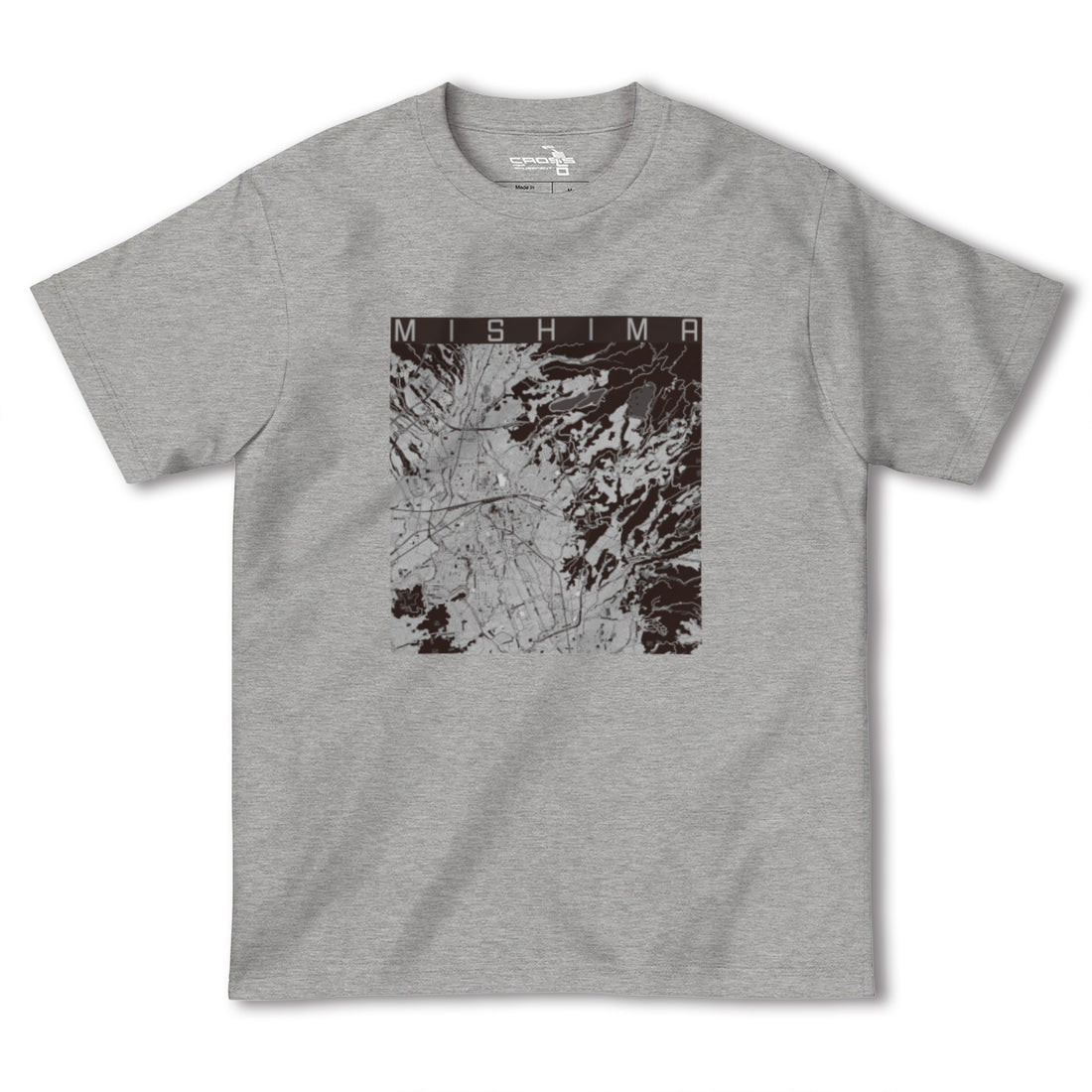 【三島(静岡県)】地図柄ヘビーウェイトTシャツ