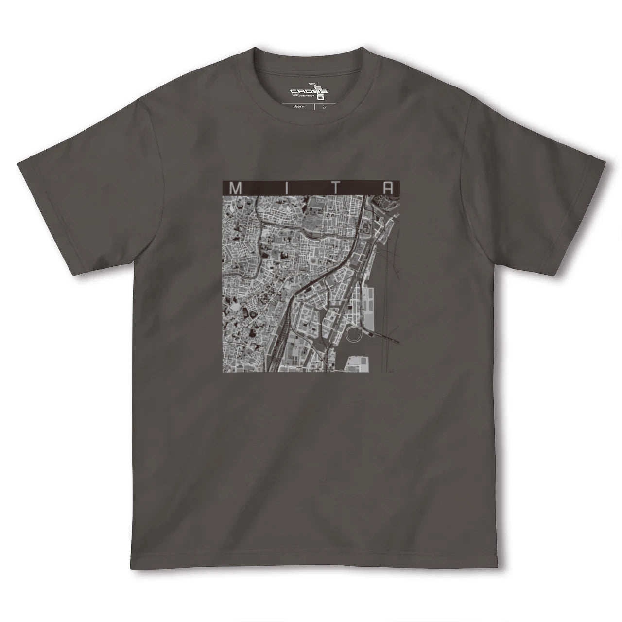 【三田（東京都）（東京都）】地図柄ヘビーウェイトTシャツ