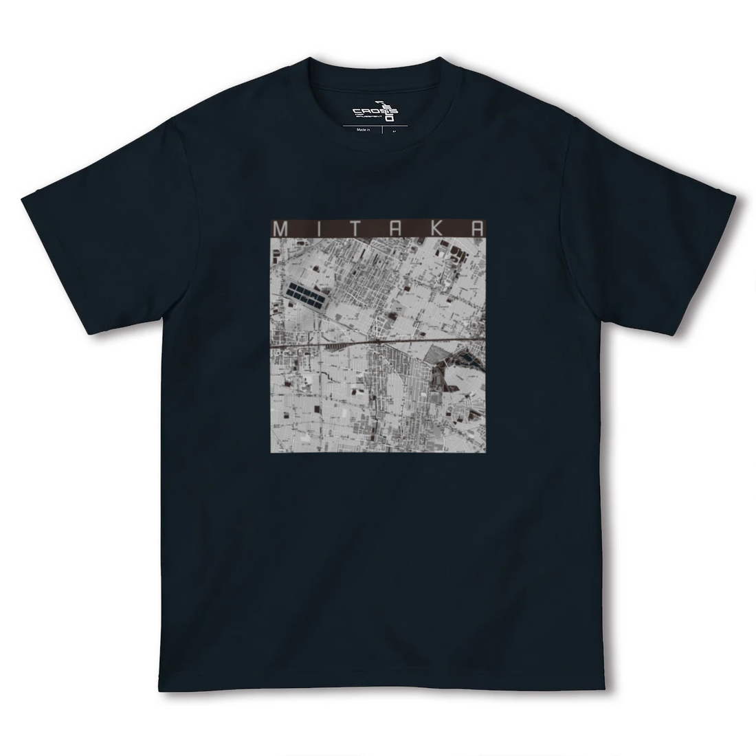 【三鷹(東京都)】地図柄ヘビーウェイトTシャツ