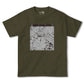 【水戸（茨城県）】地図柄ヘビーウェイトTシャツ