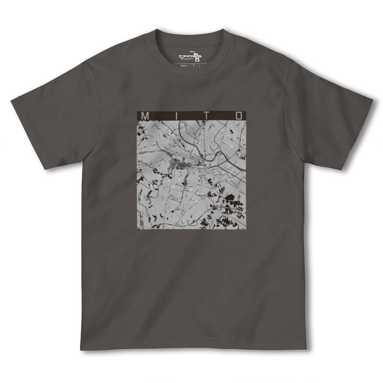 【水戸（茨城県）】地図柄ヘビーウェイトTシャツ