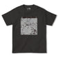 【水戸（茨城県）】地図柄ヘビーウェイトTシャツ