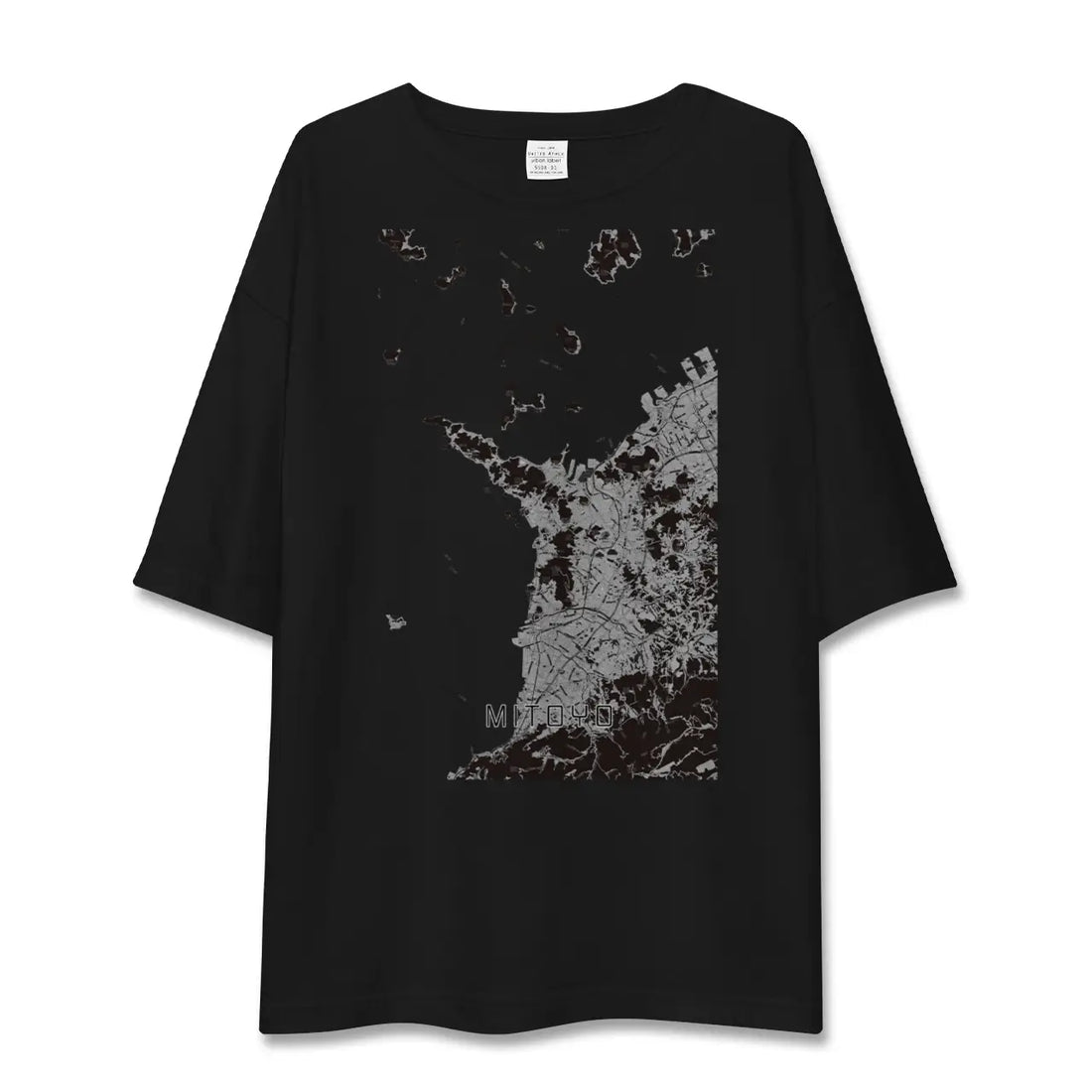 【三豊（香川県）】地図柄ビッグシルエットTシャツ