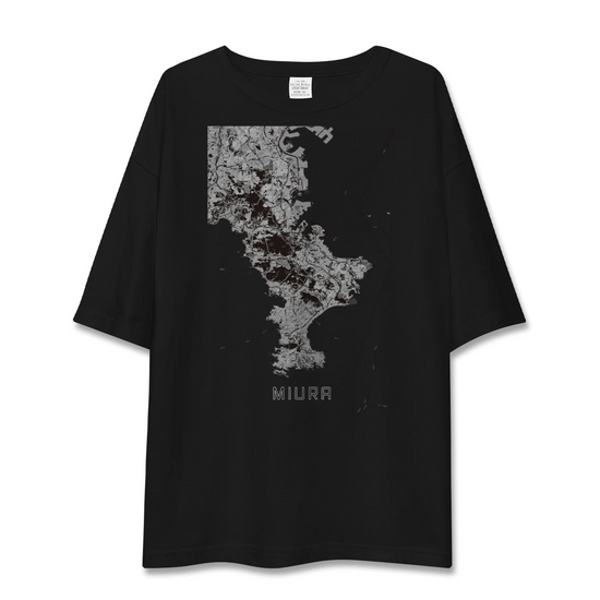【三浦2（神奈川県）】地図柄ビッグシルエットTシャツ