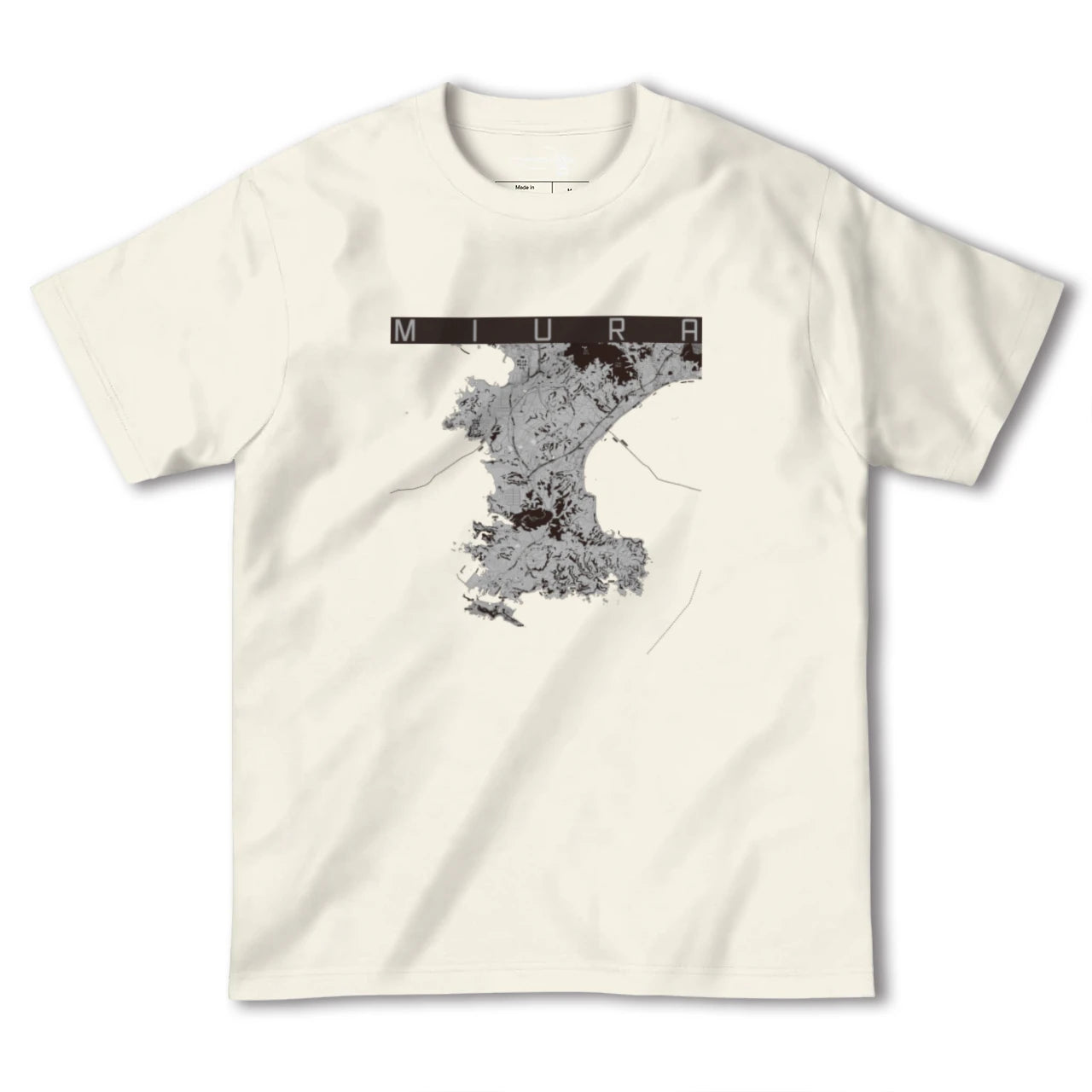 【三浦（神奈川県）】地図柄ヘビーウェイトTシャツ