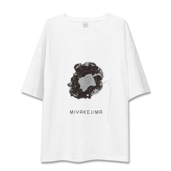 【三宅島（東京都）】地図柄ビッグシルエットTシャツ
