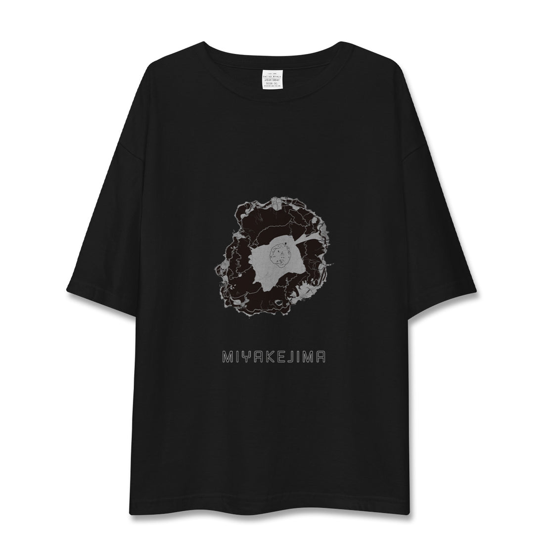 【三宅島(東京都)】地図柄ビッグシルエットTシャツ