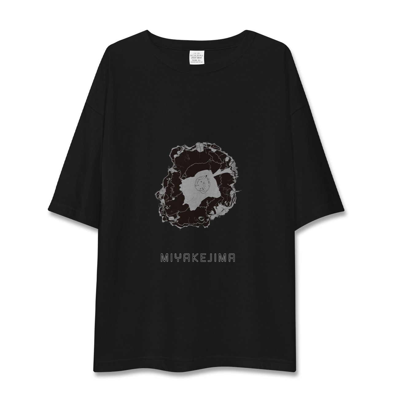 【三宅島（東京都）】地図柄ビッグシルエットTシャツ