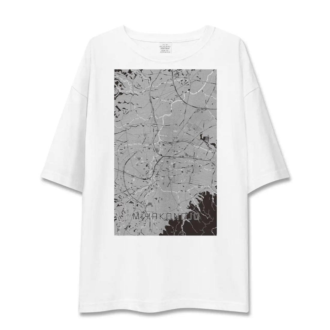 【都城(宮崎県)】地図柄ビッグシルエットTシャツ