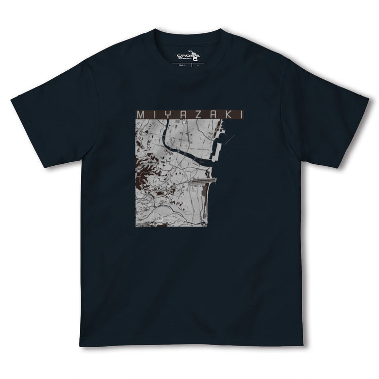 【宮崎（宮崎県）】地図柄ヘビーウェイトTシャツ