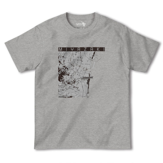 【宮崎（宮崎県）】地図柄ヘビーウェイトTシャツ