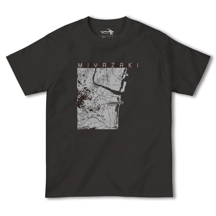 【宮崎（宮崎県）】地図柄ヘビーウェイトTシャツ