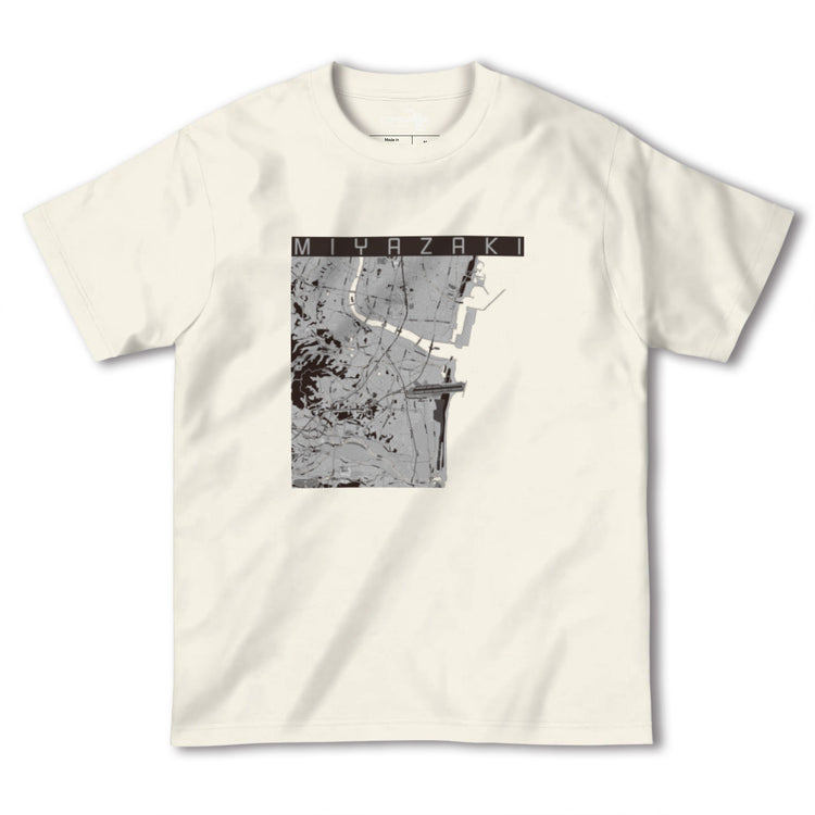 【宮崎（宮崎県）】地図柄ヘビーウェイトTシャツ