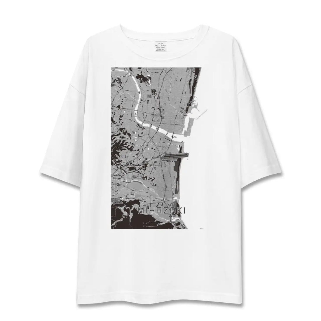 【宮崎(宮崎県)】地図柄ビッグシルエットTシャツ