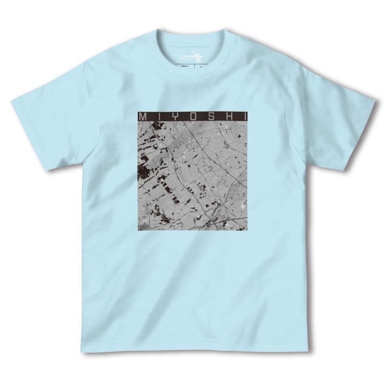 【三芳（埼玉県）】地図柄ヘビーウェイトTシャツ