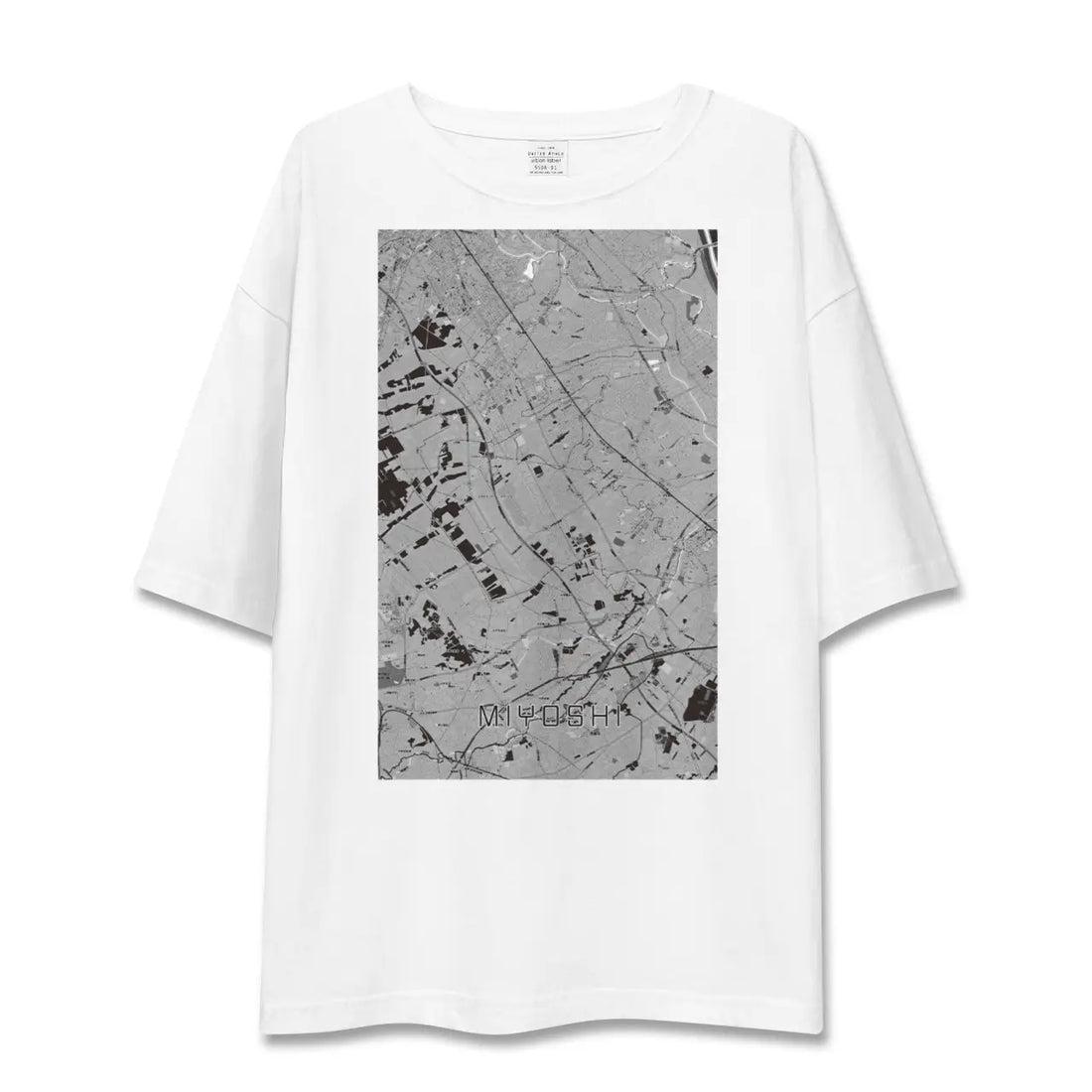 【三芳(埼玉県)】地図柄ビッグシルエットTシャツ