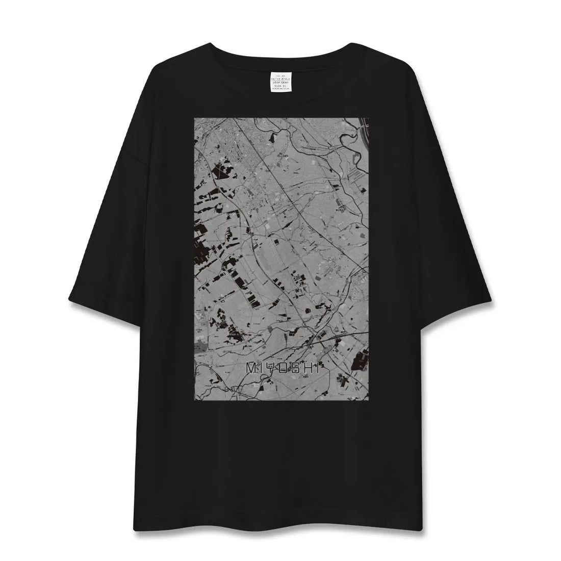 【三芳(埼玉県)】地図柄ビッグシルエットTシャツ