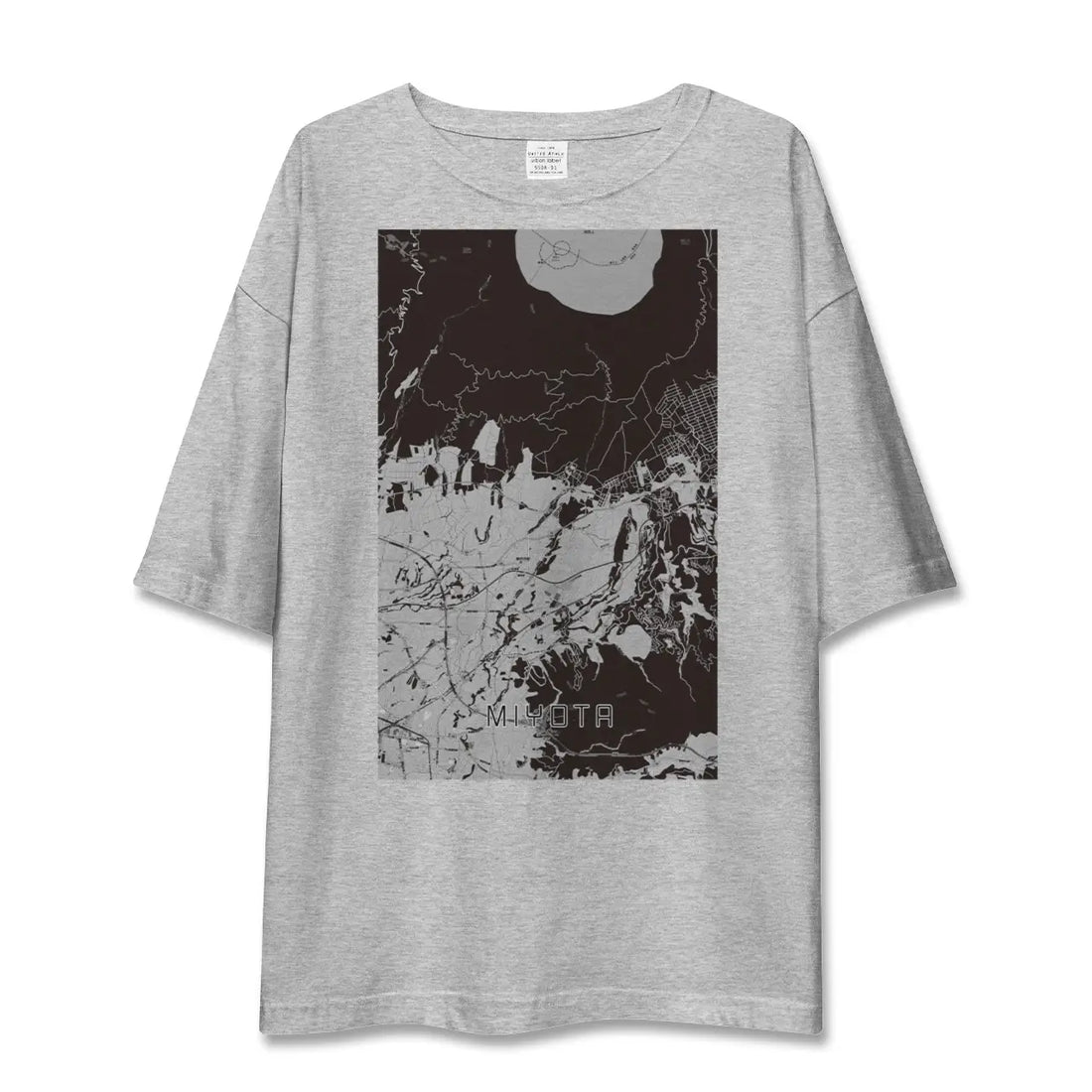 【御代田（長野県）】地図柄ビッグシルエットTシャツ