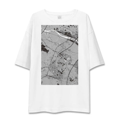 【溝の口（神奈川県）】地図柄ビッグシルエットTシャツ