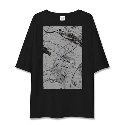 【溝の口（神奈川県）】地図柄ビッグシルエットTシャツ