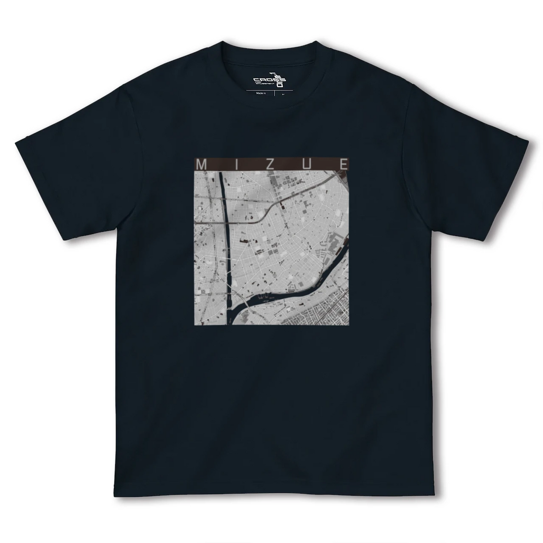 【瑞江(東京都)】地図柄ヘビーウェイトTシャツ