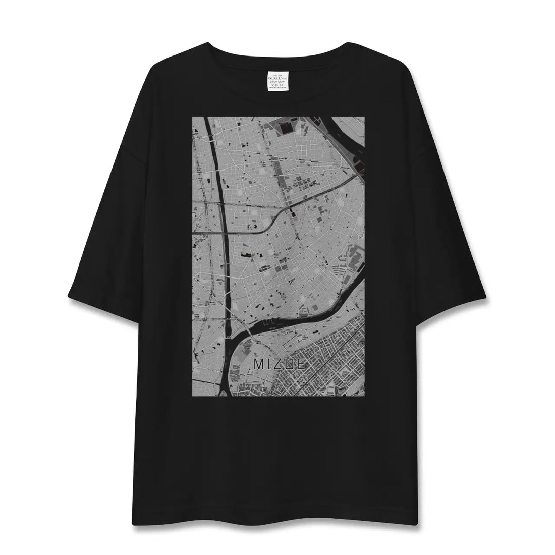 【瑞江(東京都)】地図柄ビッグシルエットTシャツ