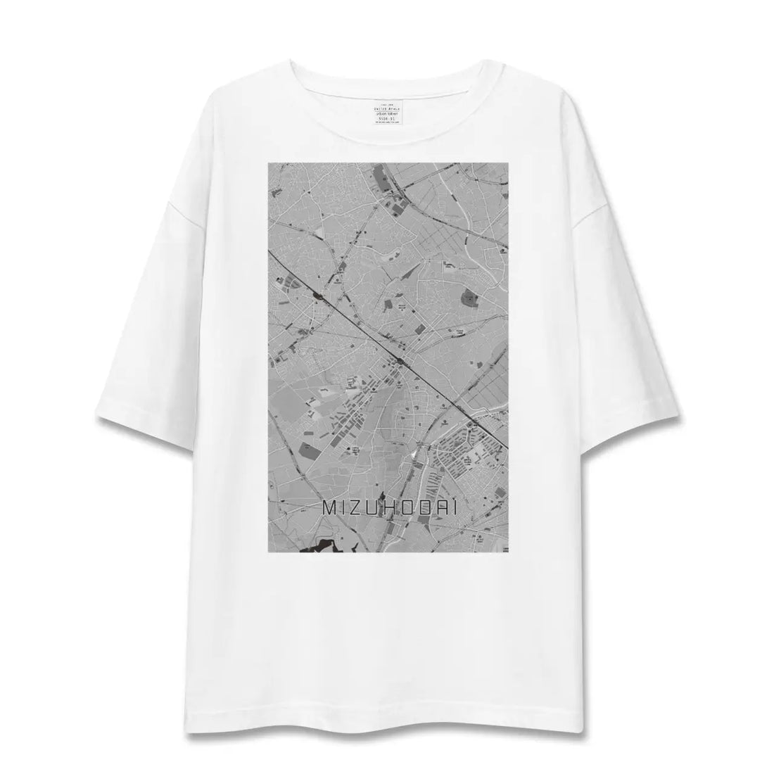【みずほ台(埼玉県)】地図柄ビッグシルエットTシャツ