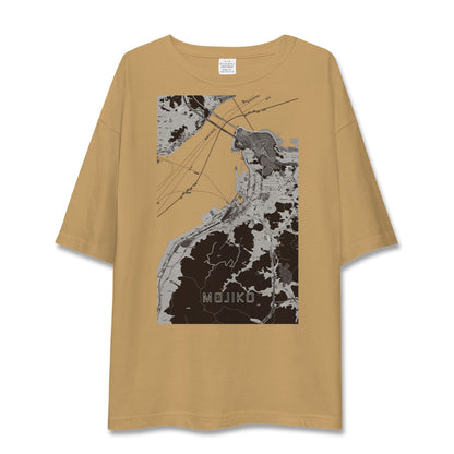 【門司港（福岡県）】地図柄ビッグシルエットTシャツ