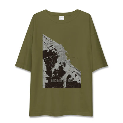 【紋別（北海道）】地図柄ビッグシルエットTシャツ