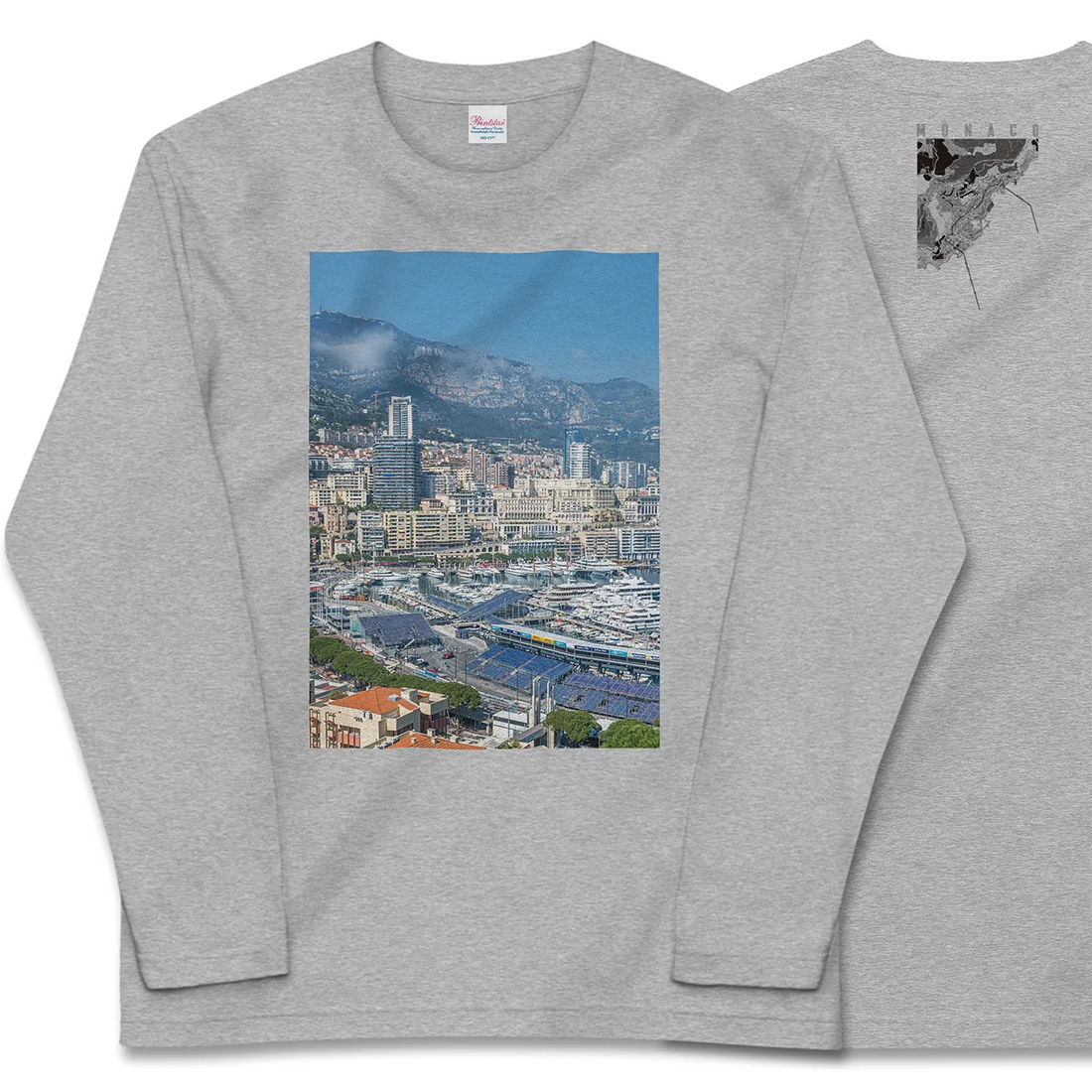 【モナコ】Map World ロングスリーブTシャツ
