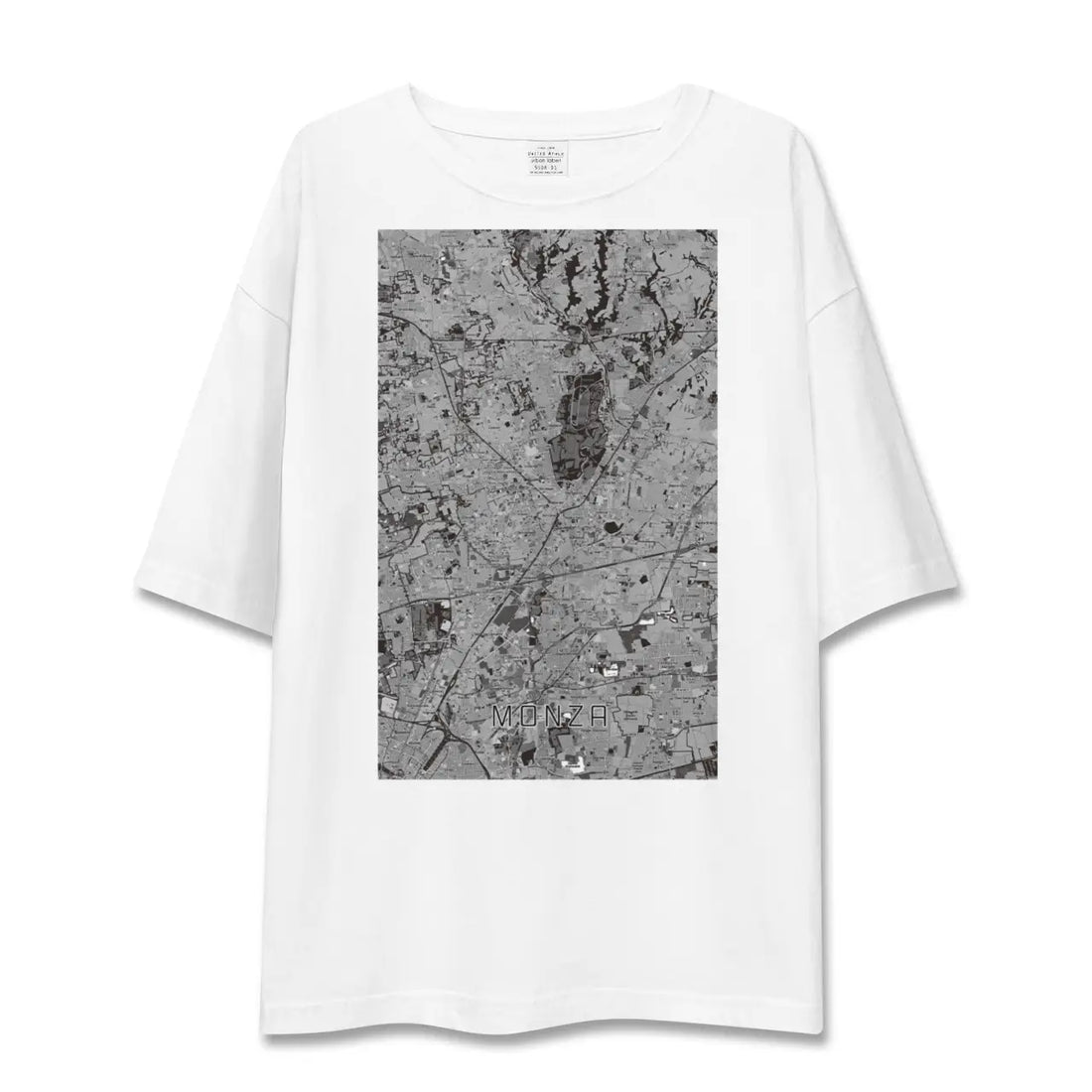 【モンツァ(イタリア)】地図柄ビッグシルエットTシャツ