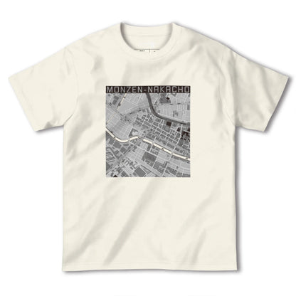 【門前仲町（東京都）】地図柄ヘビーウェイトTシャツ