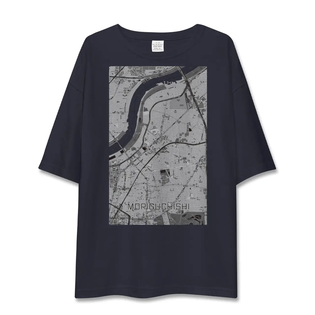 【守口市(大阪府)】地図柄ビッグシルエットTシャツ