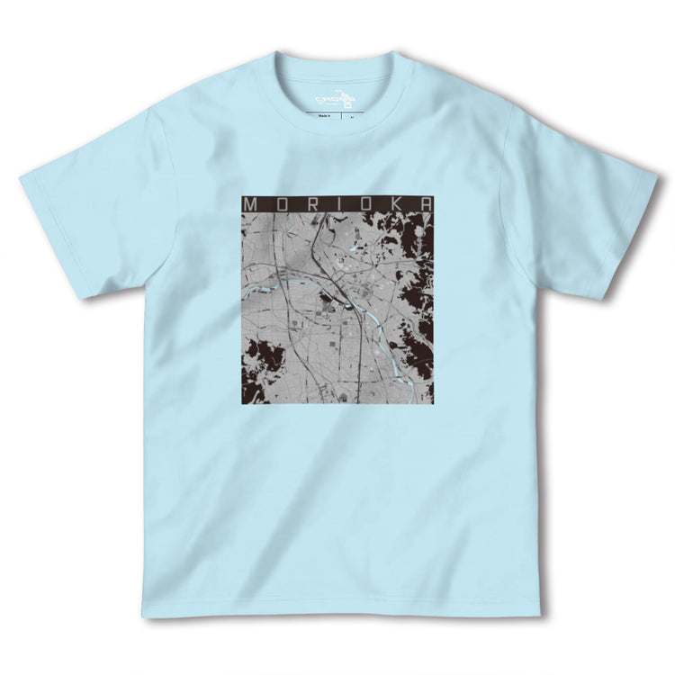 【盛岡（岩手県）】地図柄ヘビーウェイトTシャツ